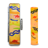 WY-34 和み細工 金魚(きんぎょ) 12mm 認め印、銀行印用